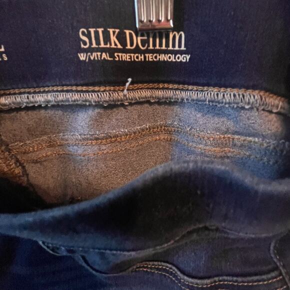 Stretch Denim Leggings By Sound Style New York/LA -Lucy Pull On Leggings- XL - Picture 7 of 8